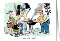 Fun invitation to a cook-out card
