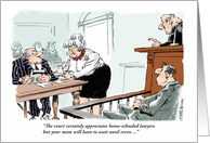 Humorous lawyer retirement congratulations card