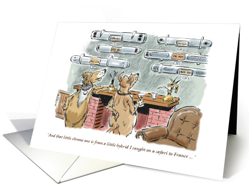 A humorous Bon Voyage to someone leaving on an overseas journey card