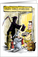 Amusing Halloween Reaper card