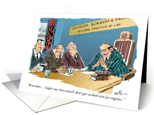 Funny congrats on landing law-related job card (1219554)