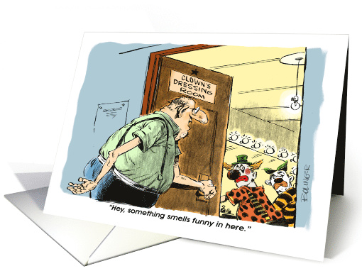 Amusing April Fools' Day co-worker hello card (1224504)