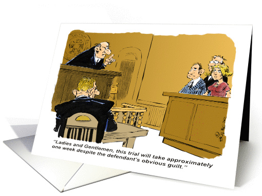 Humorous law related birthday wish card (1252122)