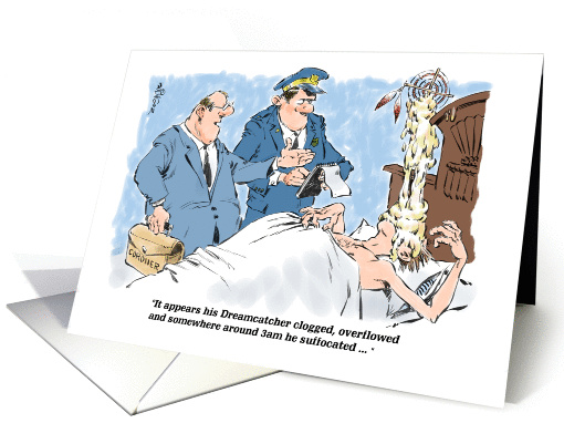 Funny cartoon - divorce announcement card (1289644)