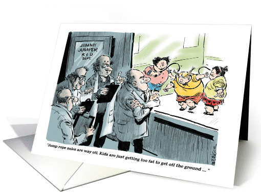 Humorous Team Health Care welcome aboard cartoon card (1315270)