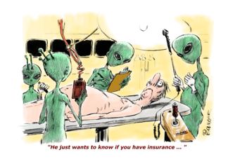 Humorous alien...