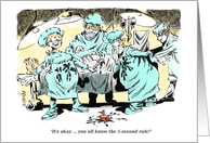 Humorous National Nurses Day (May 6) cartoon card
