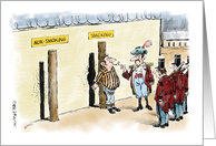 Humorous nudge to quit smoking cartoon card
