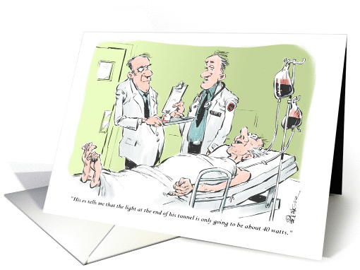 Funny birthday wish for ex-husband cartoon card (1348338)