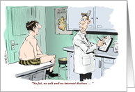 An Amusing Cataract Surgery Get Well Wish Cartoon card
