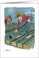 Halloween amusing money card cartoon card