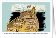 Amusing thanks to a supporting co-worker cartoon card