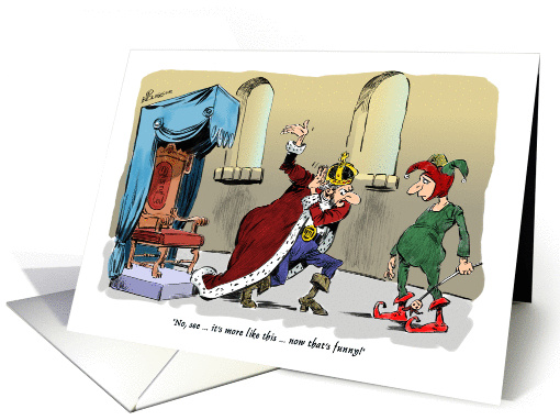 Amusing Birthday on April Fool's Day cartoon card (1378656)