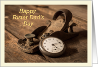 Happy Foster Dad’s Day with vintage tool and watch card