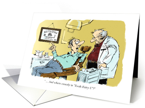 Amusing congrats - graduation from dental school & tooth... (1390880)