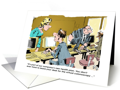 Funny off-color feel better from management to employee card (1394094)