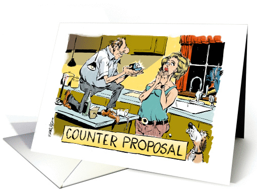 Funny marry me again and renew our vows card (1396006)