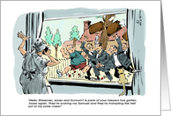 Funny happy birthday to lawyer in the pack cartoon card