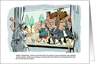 Funny blank all occasion lawyer and the pack cartoon card