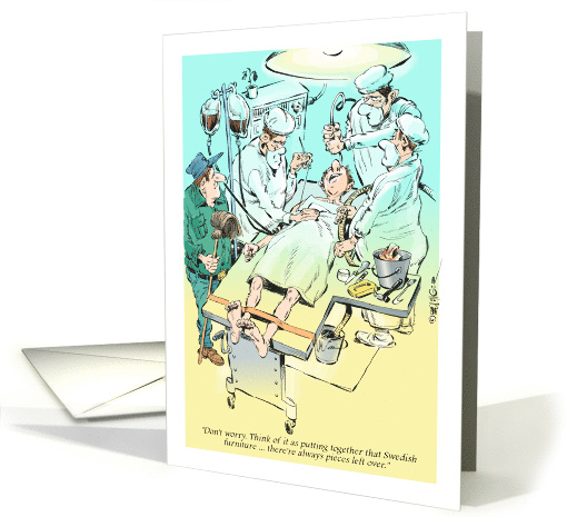 Humorous Think About Organ Donorship card (1413694)