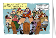 Amusing Medieval Weight Loss Encouragement Cartoon card
