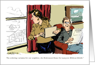 Slightly off-color lawyer’s retirement announcement cartoon card
