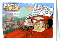 Amusing greetings from Happyville cartoon card