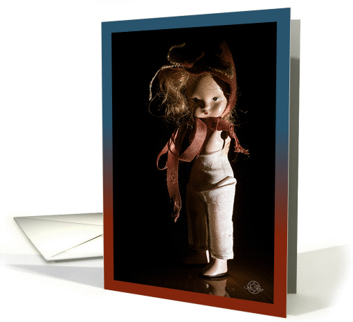 Spooky Secret Pal Halloween note from timeless Fannie doll card