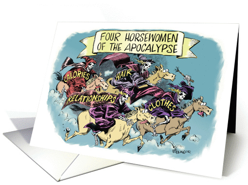 Amusing good luck with Black Friday shopping herd card (1457890)