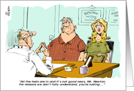 Amusing fibromyalgia and feel better support cartoon card