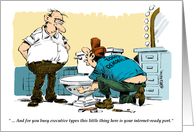 Hope you love your executive happy birthday present cartoon card