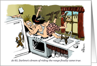 Amusing congrats on your kitchen remodeling cartoon card