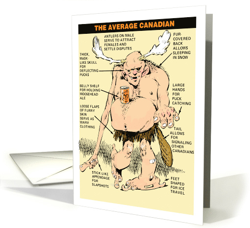 Amusing birthday wish for your typical Canadian card (1468168)