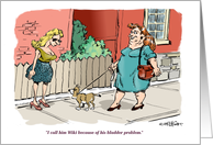 Congrats on a Successful Bladder Prolapse Repair Cartoon card