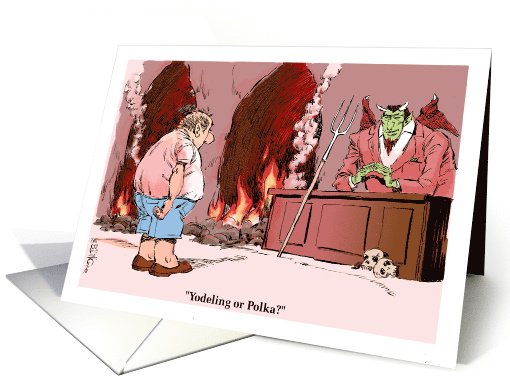 Amusing Happy Birthday musical choice to music lover card (1479728)