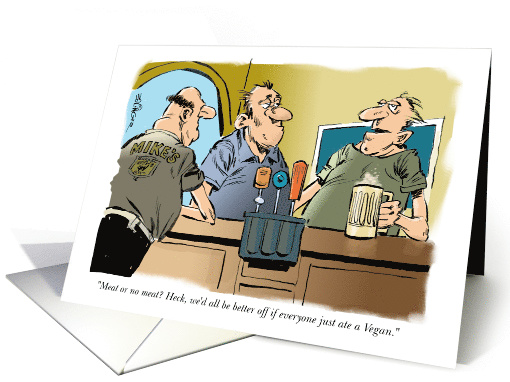 Amusing Weight Loss Encouragement and Weird Diet Cartoon card
