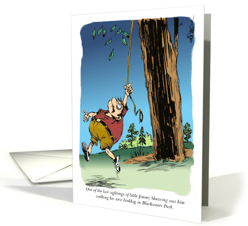 Amusing National Walk Your Dog Day, February 22, cartoon card