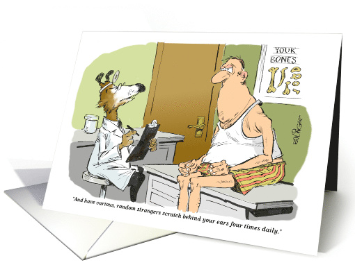 Amusing health update and a feel better remedy card (1521900)