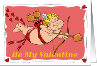 Take the plunge Valentine’s belated humor card