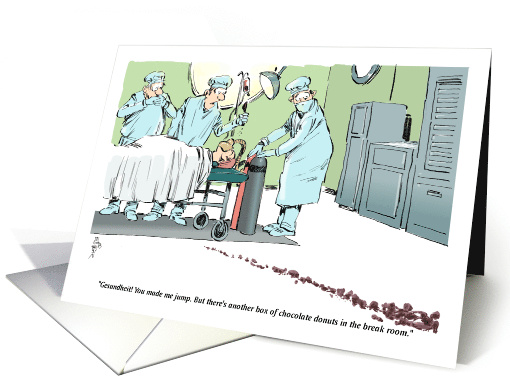 Words of Encouragement for Someone's Upcoming Surgery Cartoon card