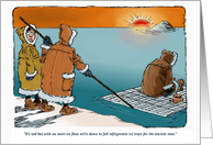 Amusing Retirement Announcement and the Ice Floe card