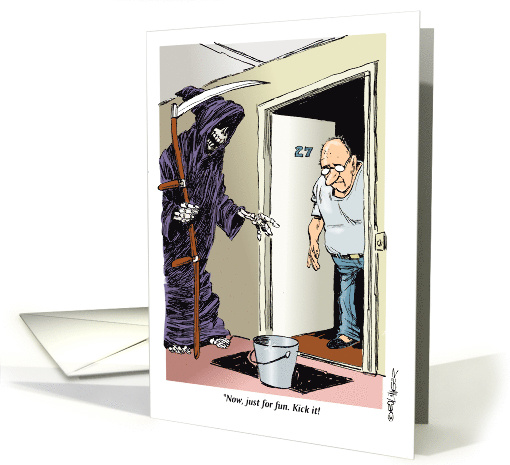 Amusing Money Gift to Buy a Good Bucket List Bucket card (1562384)