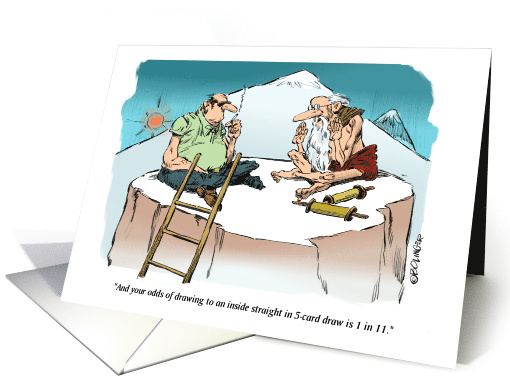Amusing Blank All Purpose Poker Oriented Gambler and Guru card