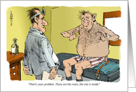 Amusing Hair Restoration Feel Better Soon Cartoon card