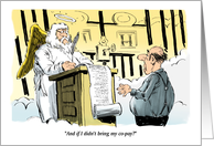 Amusing Get Well and St. Peter’s Golden Gate Rejection card