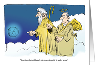 Amusing invitation to pastor’s retirement party cartoon card