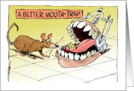 Any Occasion Blank Cheesy Better Mouse Trap Cartoon card