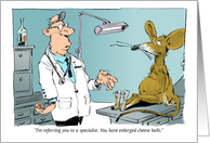 Humorous Congrats on the End of your Chemo Treatment Cartoon card