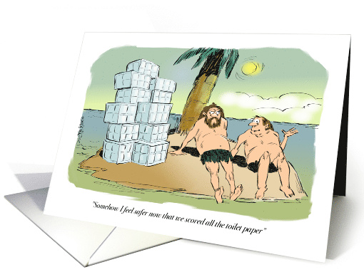 COVID-19 Happy Birthday Wipe With this Paper Card Cartoon card