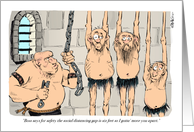 Amusing COVID-19 Social Distancing Gap Get Well Cartoon card